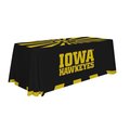 Showdown Displays Showdown Displays 810026IOWA-005 6 ft. NCAA Table Throw Iowa - No.005 810026IOWA-005